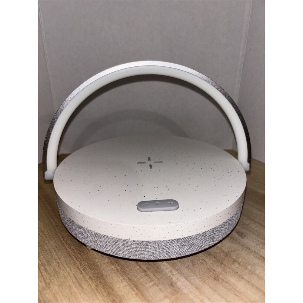 EZVALO Wireless Phone Charger & Music Lamp 4 in 1 Bedside Touch Lamp LED Light